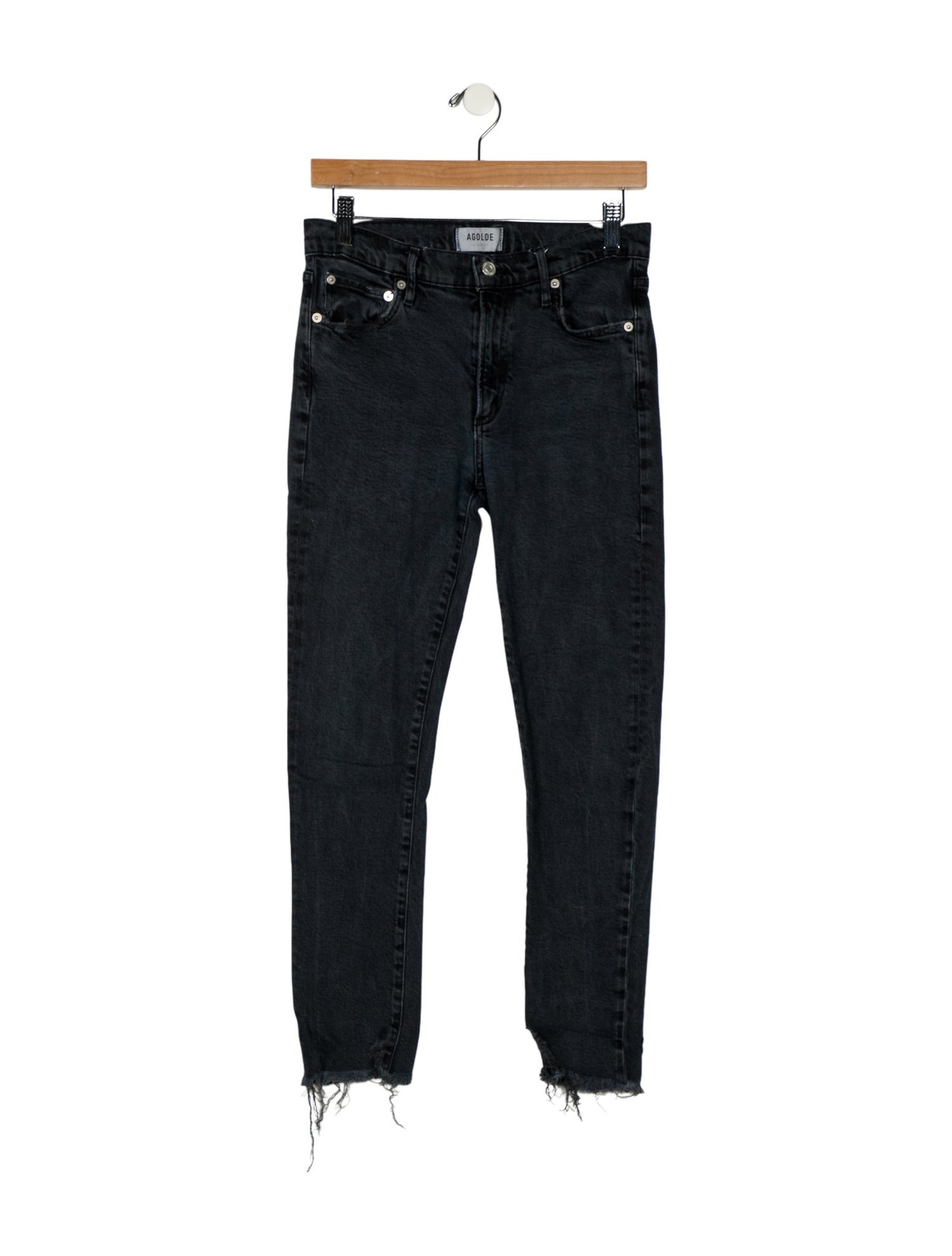 AGOLDE Mid-Rise Skinny Leg Jeans