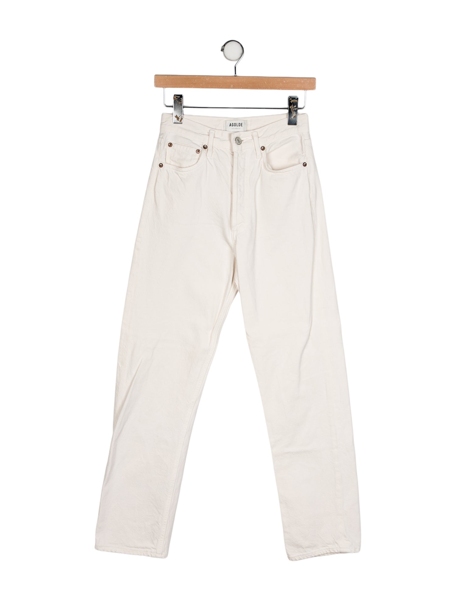 AGOLDE High-Rise Straight Leg Jeans