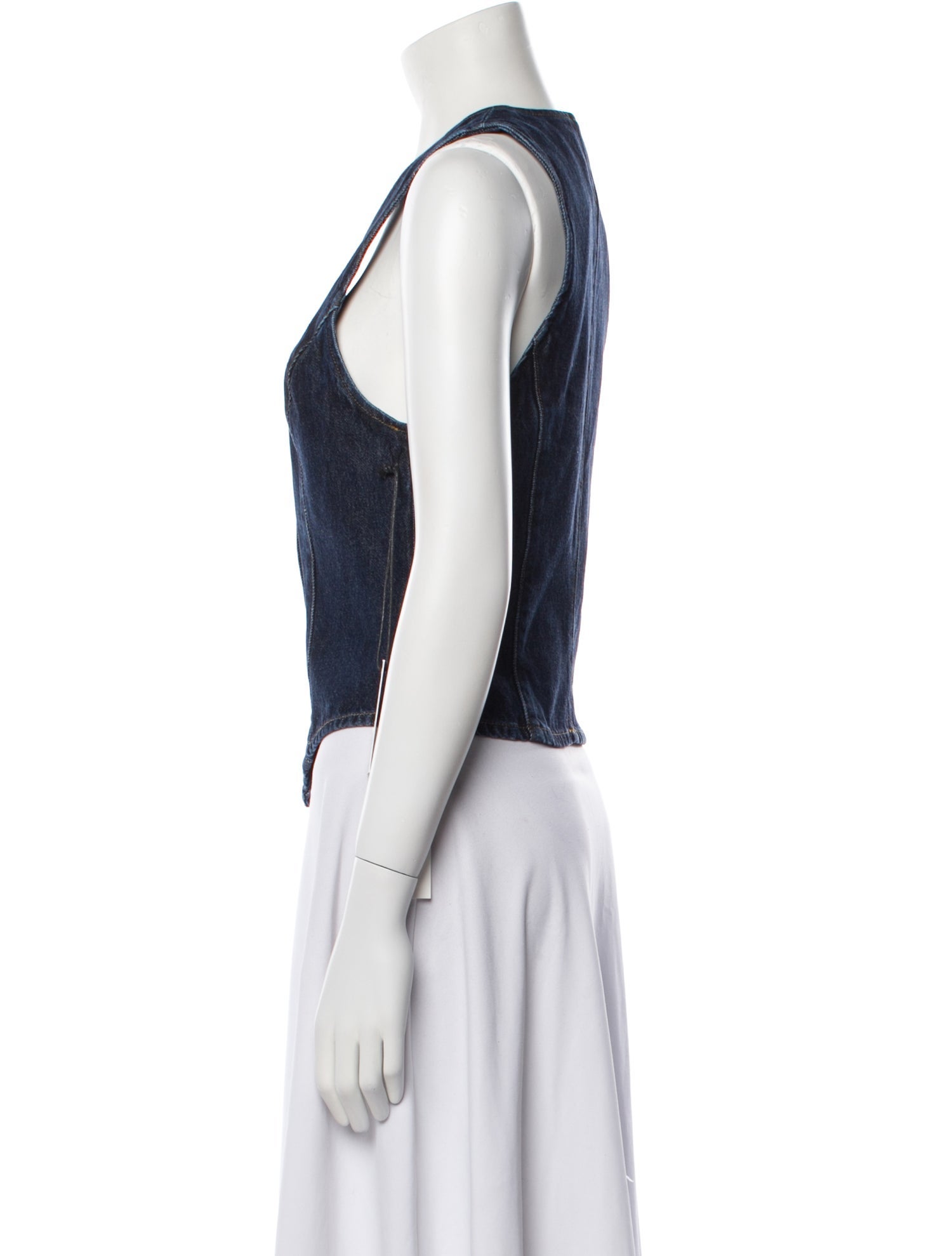 AGOLDE V-Neck Sleeveless Crop Top w/ Tags