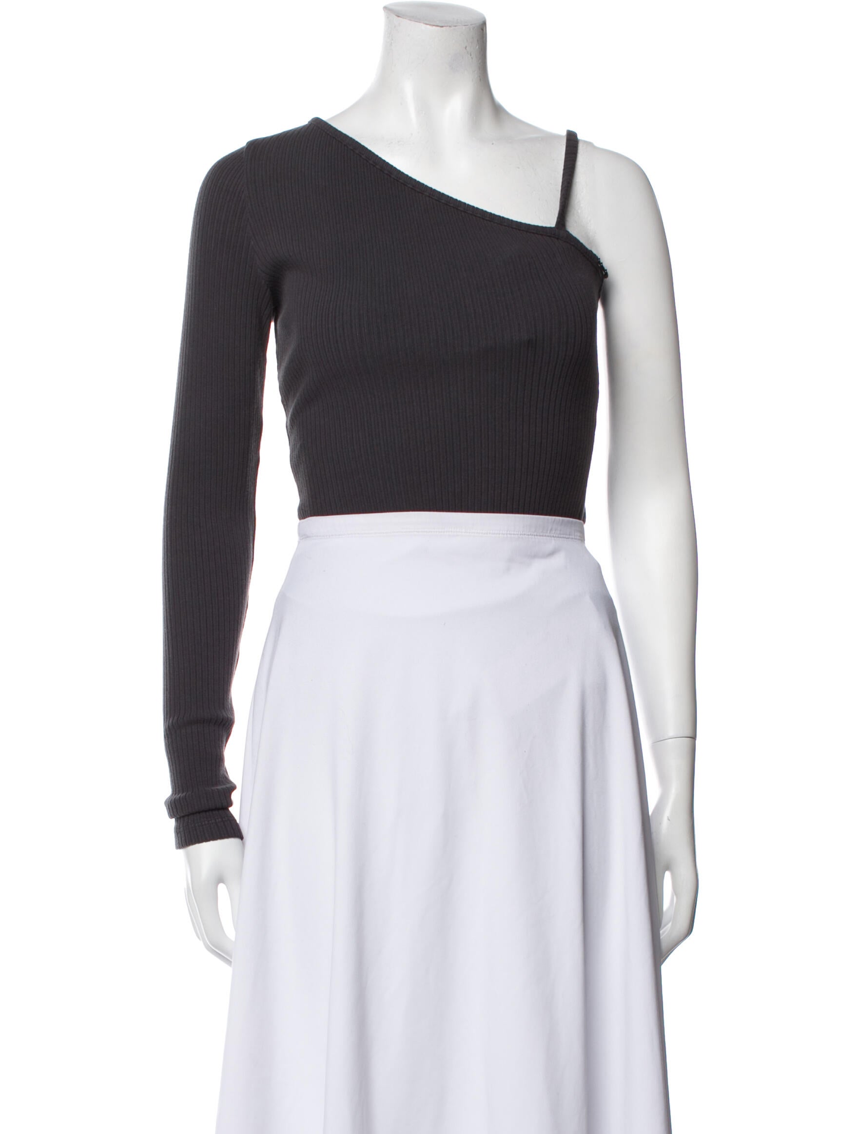 AGOLDE Asymmetrical Long Sleeve Crop Top w/ Tags