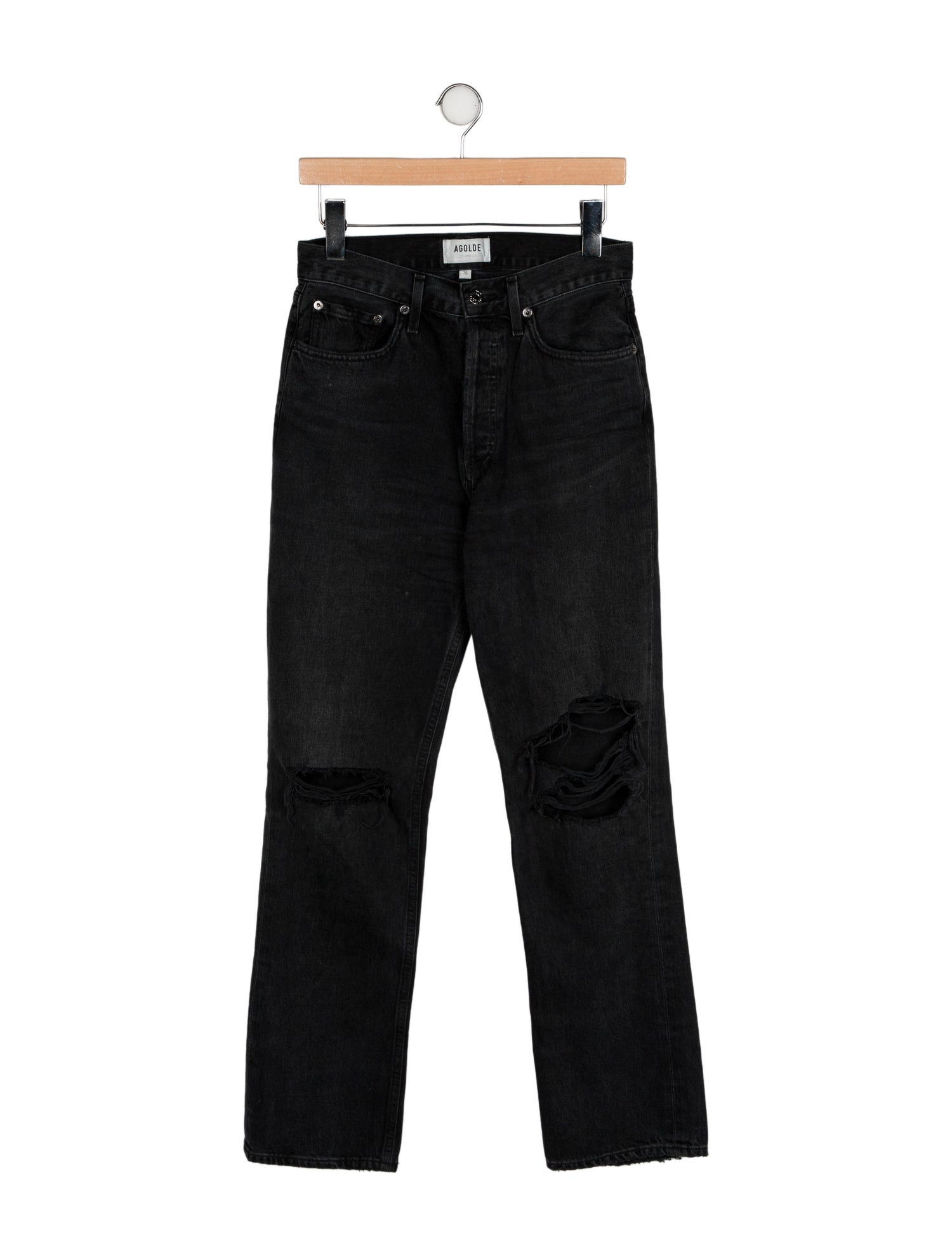 AGOLDE High-Rise Straight Leg Jeans