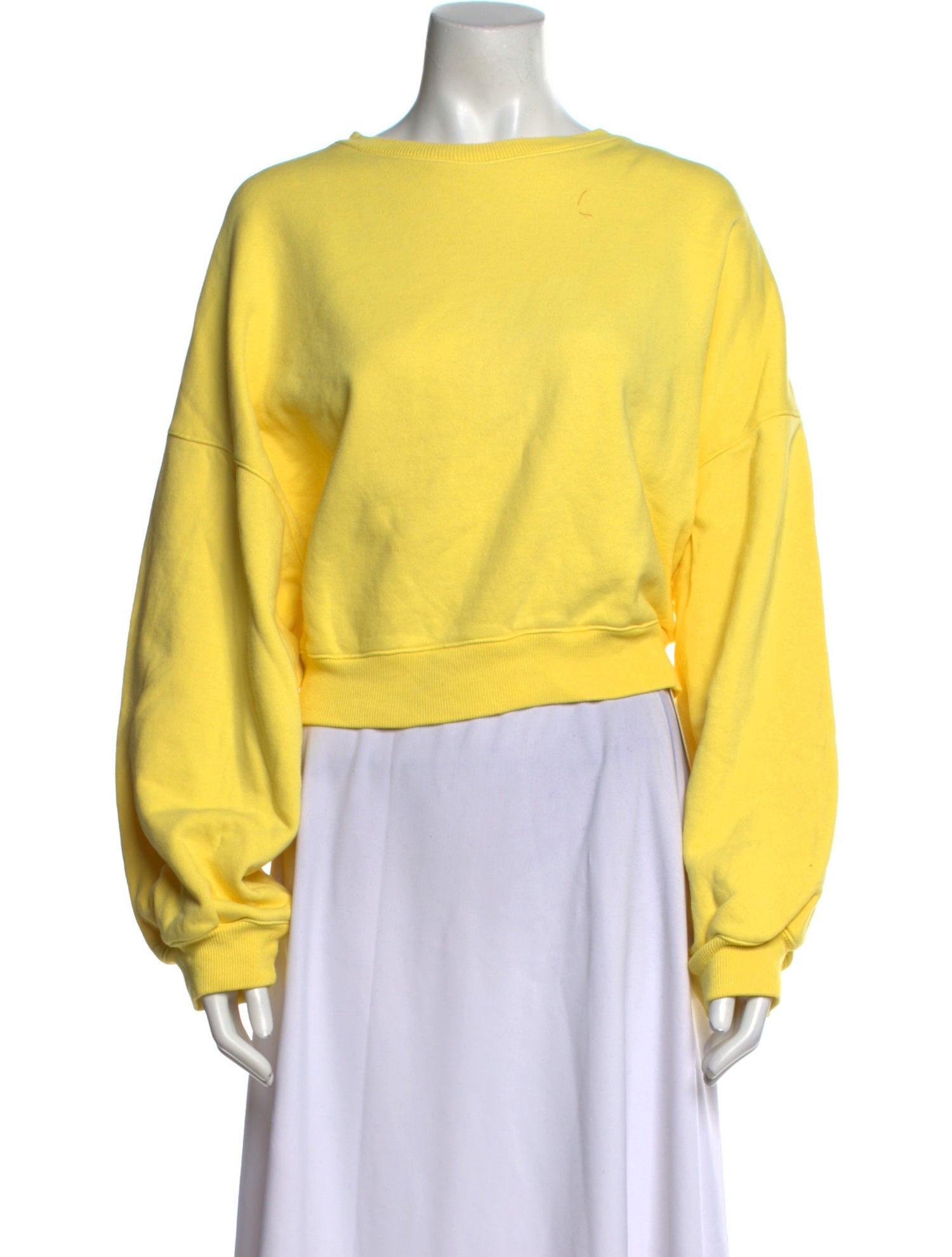 AGOLDE Bateau Neckline Long Sleeve Sweatshirt