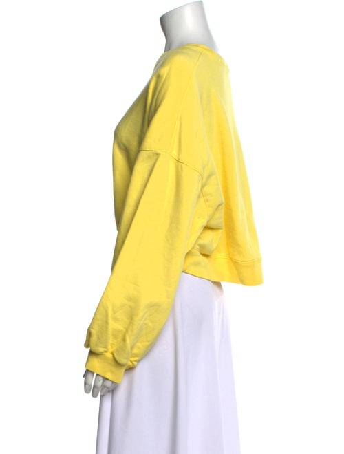 AGOLDE Bateau Neckline Long Sleeve Sweatshirt