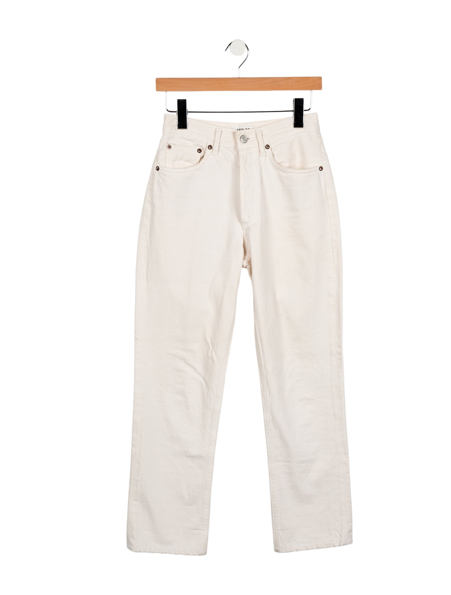AGOLDE Mid-Rise Straight Leg Jeans