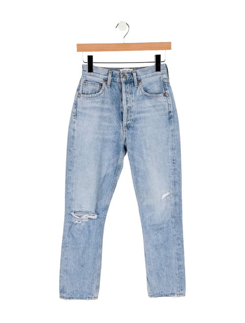 AGOLDE High-Rise Straight Leg Jeans