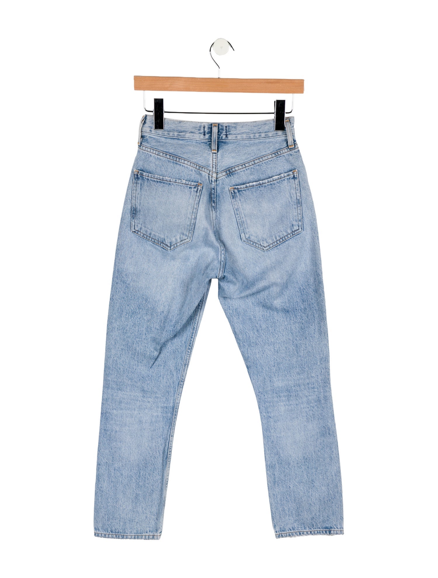 AGOLDE High-Rise Straight Leg Jeans