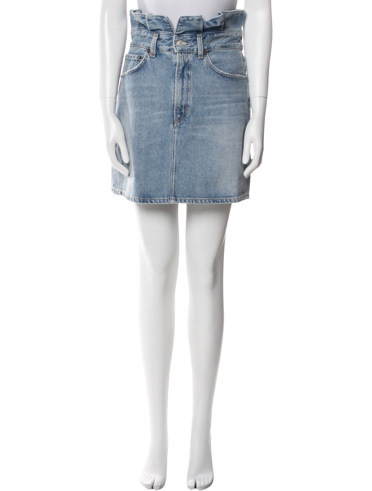 AGOLDE Distressed Accents Mini Skirt w/ Tags