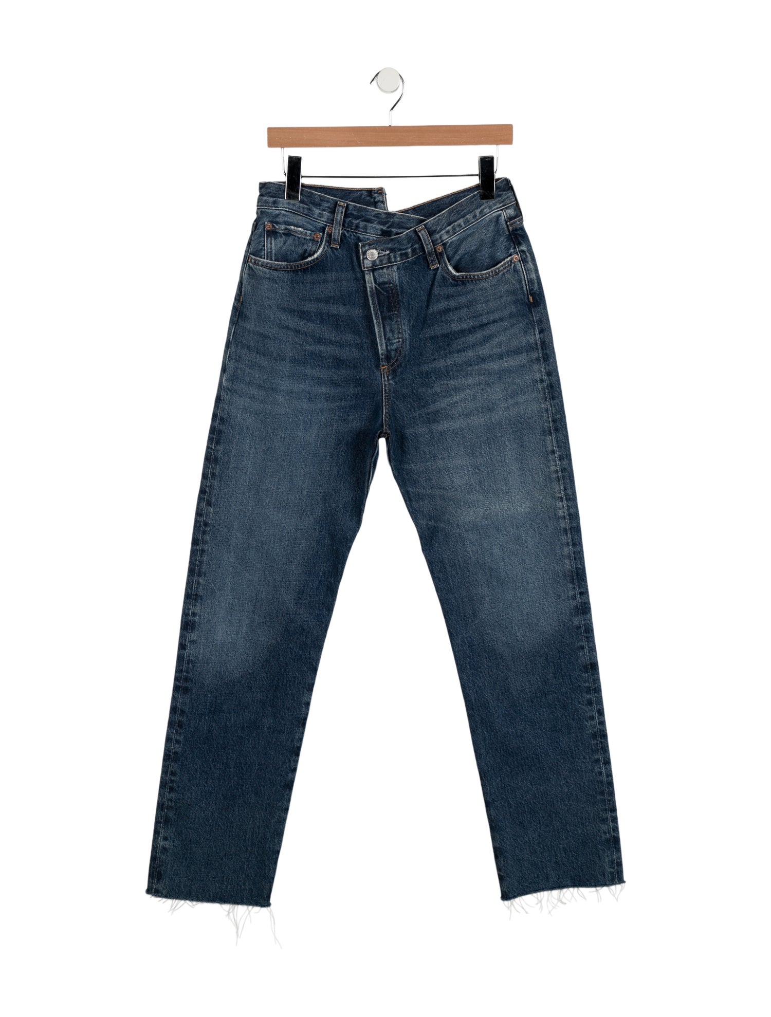 AGOLDE High-Rise Straight Leg Jeans