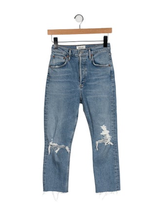 AGOLDE Mid-Rise Straight Leg Jeans