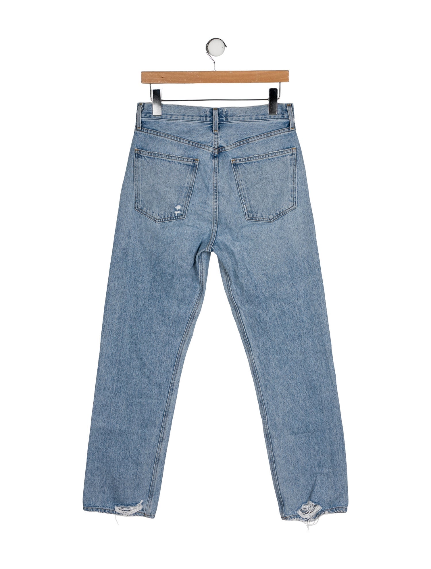 AGOLDE High-Rise Straight Leg Jeans