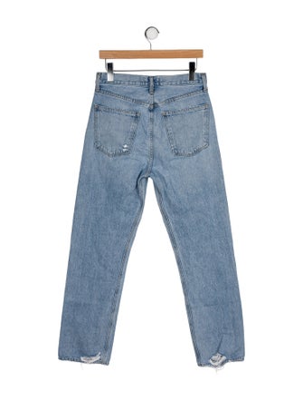 AGOLDE High-Rise Straight Leg Jeans