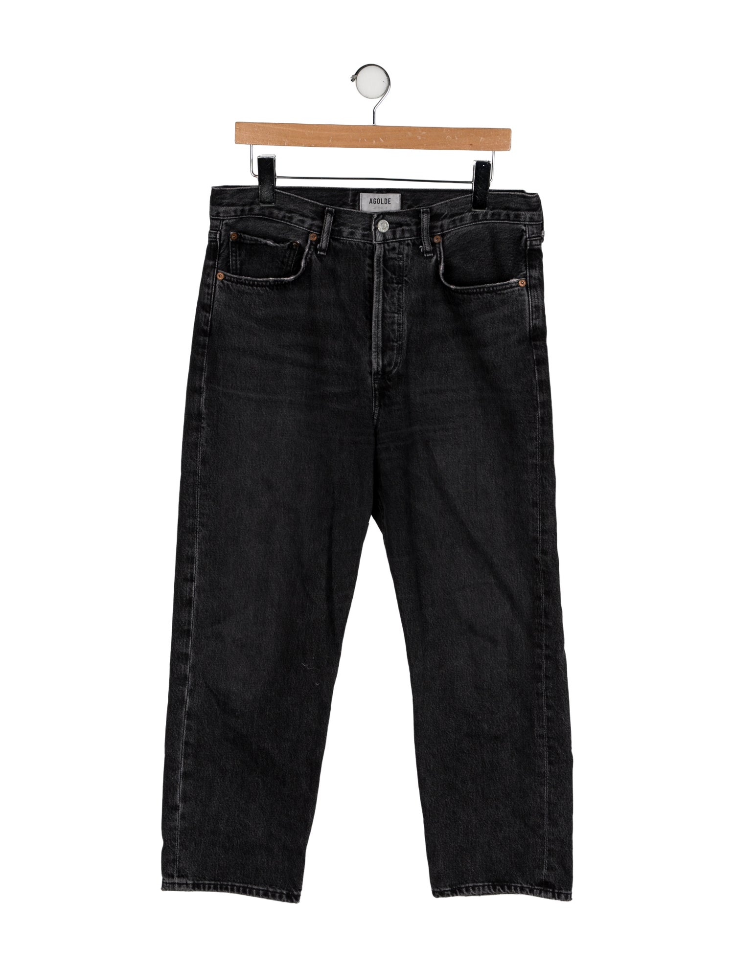 AGOLDE High-Rise Straight Leg Jeans