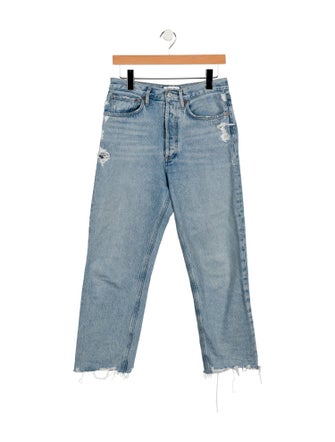 AGOLDE High-Rise Straight Leg Jeans
