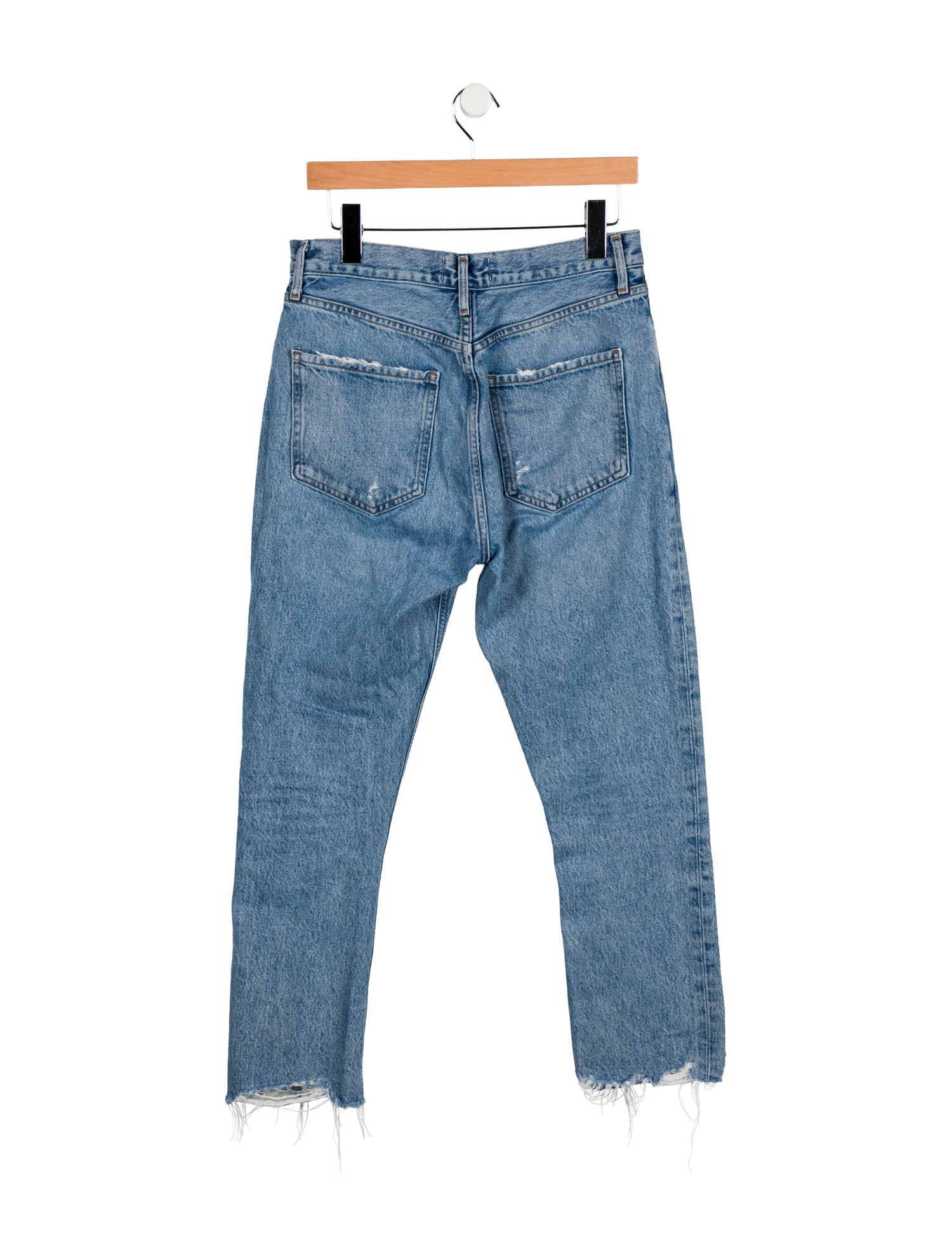 AGOLDE High-Rise Straight Leg Jeans