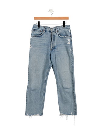AGOLDE High-Rise Straight Leg Jeans