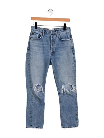 AGOLDE High-Rise Straight Leg Jeans