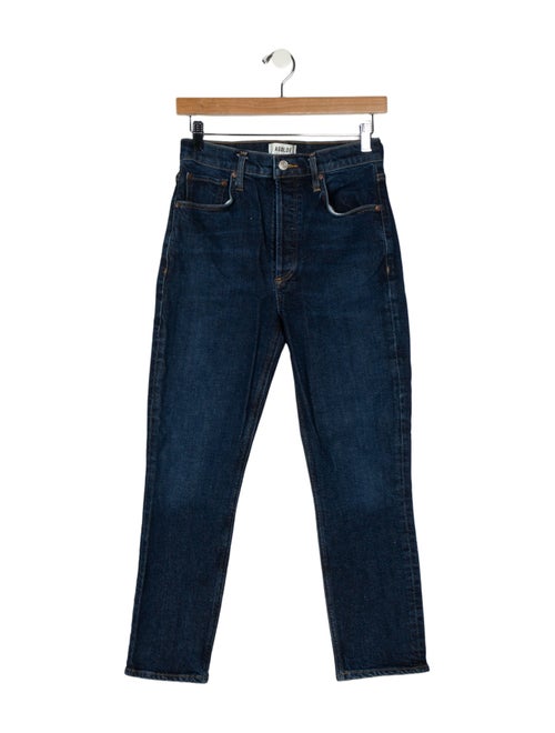 AGOLDE Mid-Rise Straight Leg Jeans