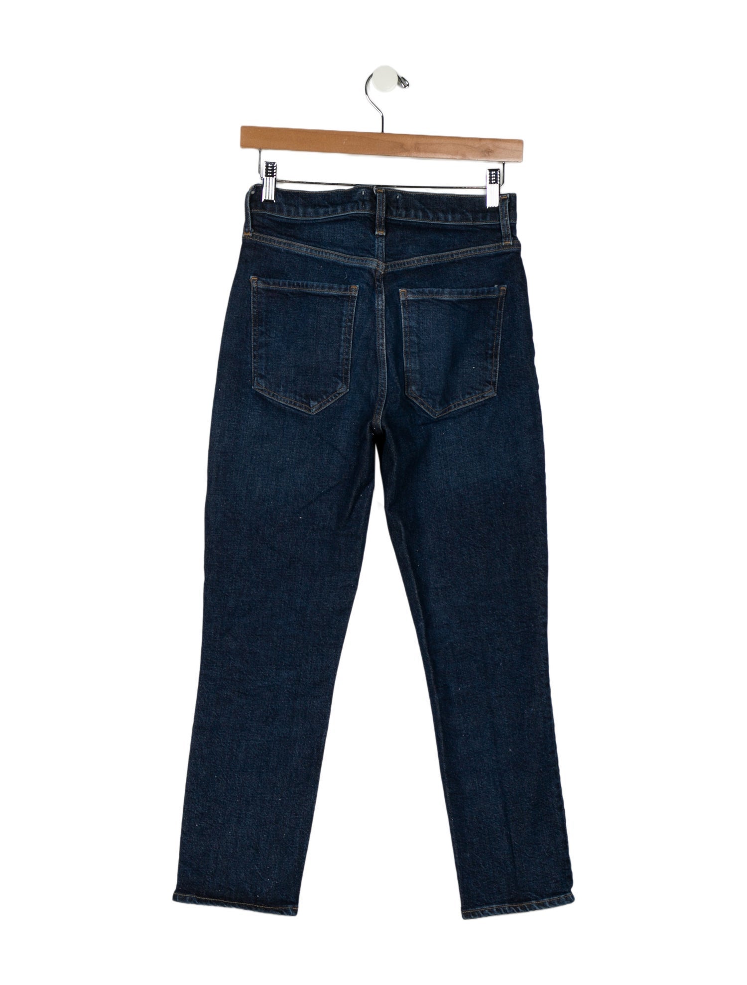 AGOLDE Mid-Rise Straight Leg Jeans