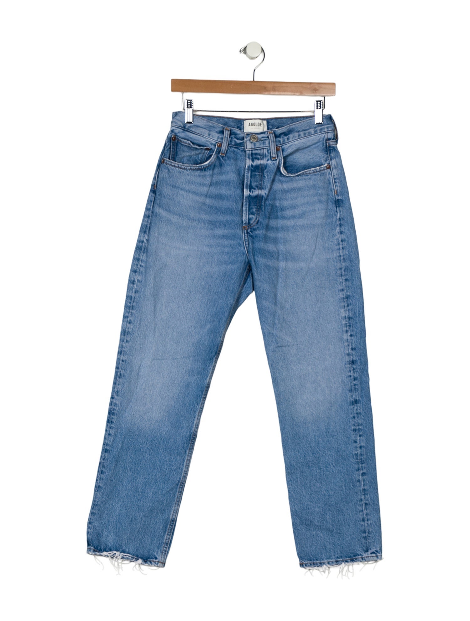 AGOLDE High-Rise Straight Leg Jeans
