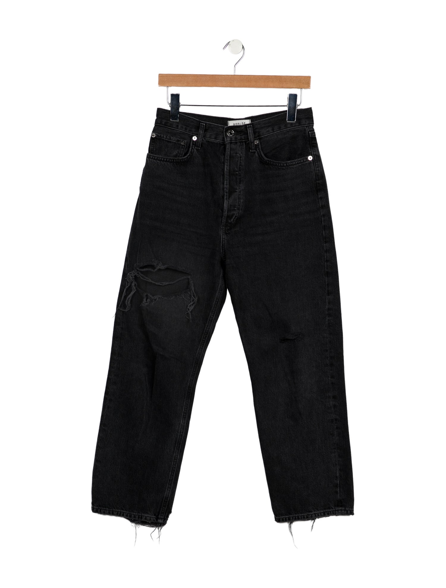 AGOLDE High-Rise Straight Leg Jeans