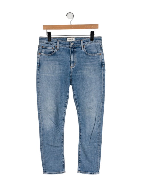 AGOLDE Mid-Rise Skinny Leg Jeans