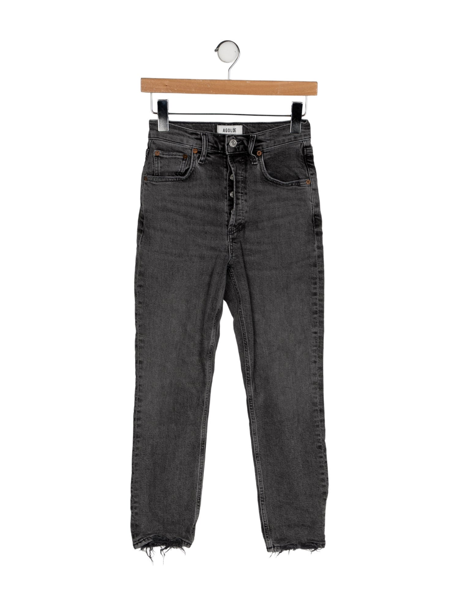 AGOLDE Mid-Rise Skinny Leg Jeans