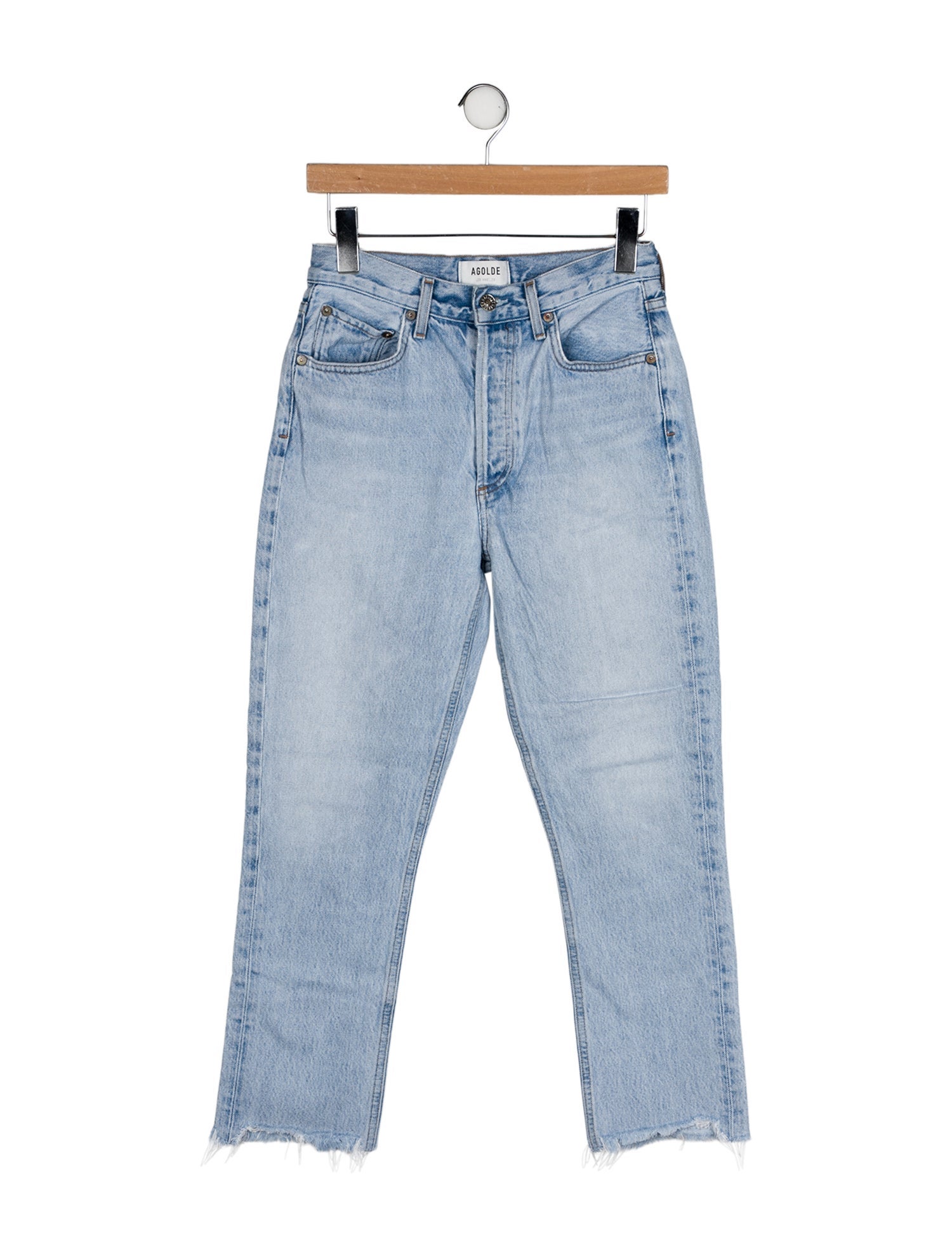 AGOLDE High-Rise Straight Leg Jeans