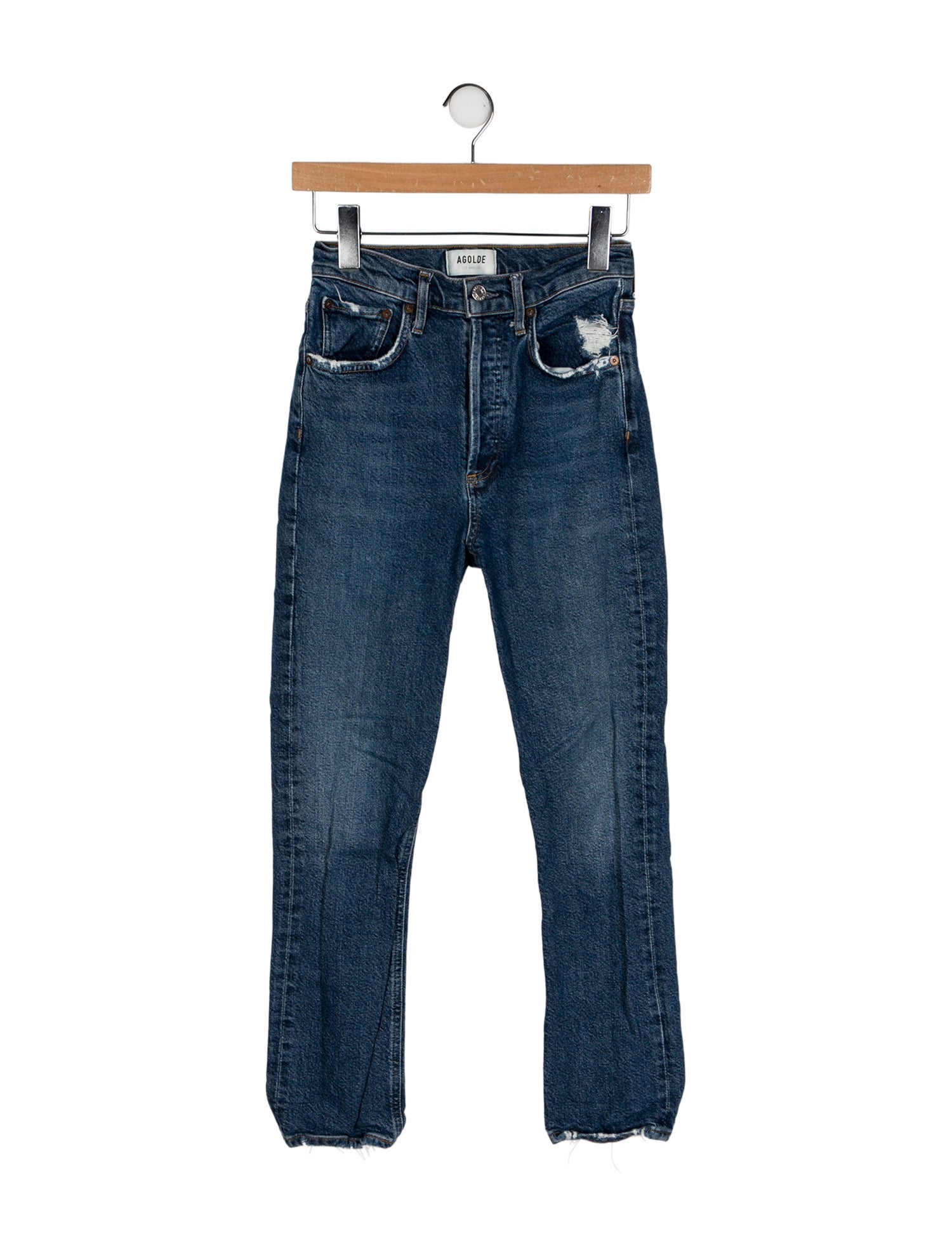 AGOLDE Mid-Rise Skinny Leg Jeans