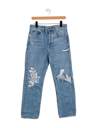 AGOLDE High-Rise Straight Leg Jeans