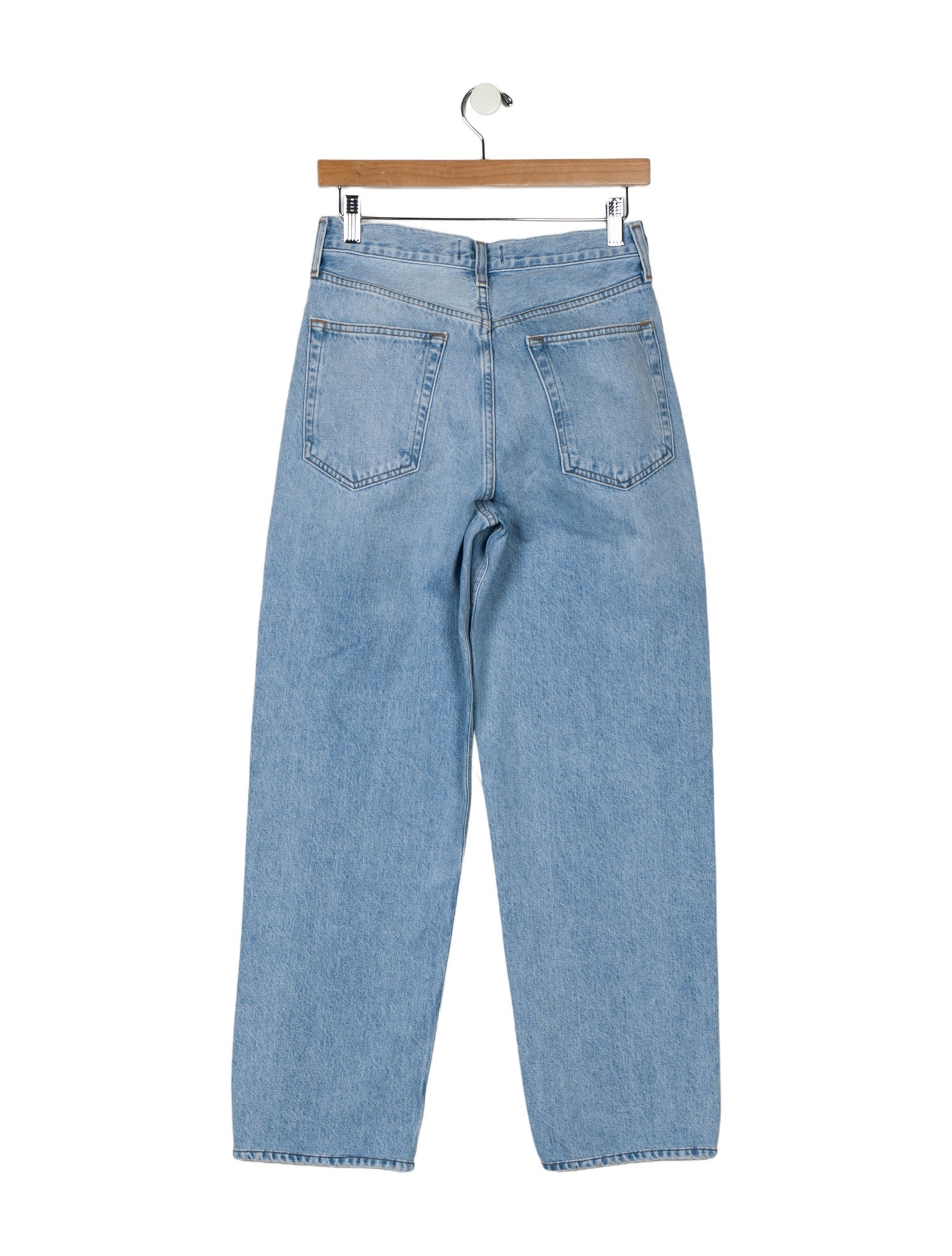 AGOLDE Mid-Rise Wide Leg Jeans