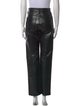 AGOLDE Leather Straight Leg Pants