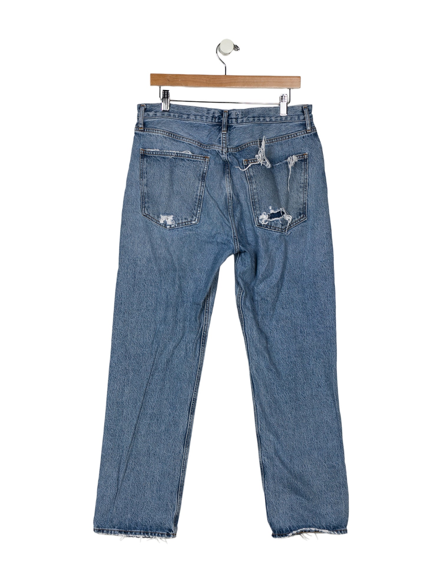 AGOLDE High-Rise Straight Leg Jeans