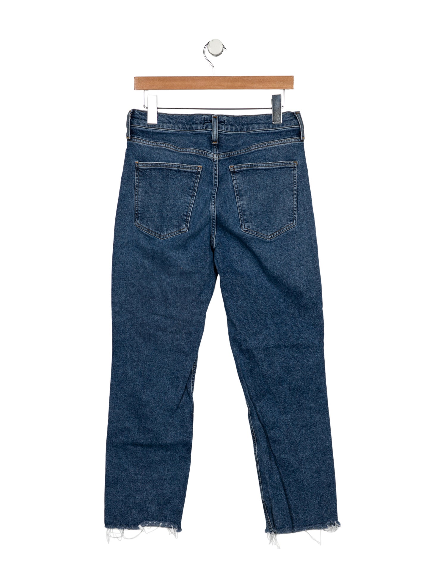 AGOLDE Mid-Rise Straight Leg Jeans