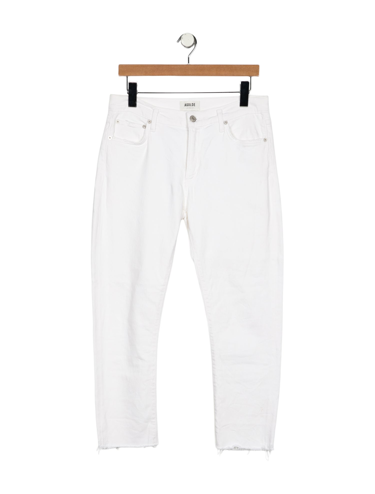 AGOLDE Mid-Rise Straight Leg Jeans