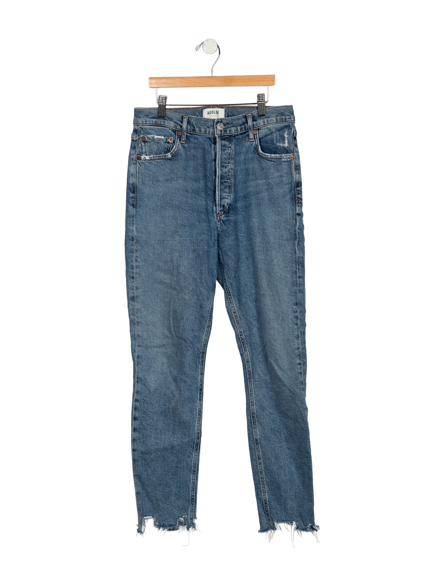 AGOLDE High-Rise Skinny Leg Jeans
