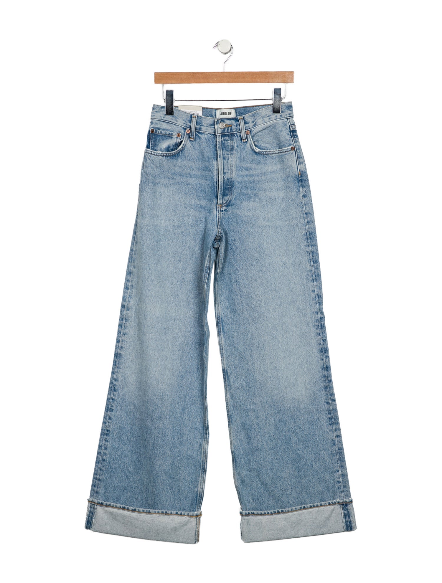AGOLDE High-Rise Wide Leg Jeans w/ Tags