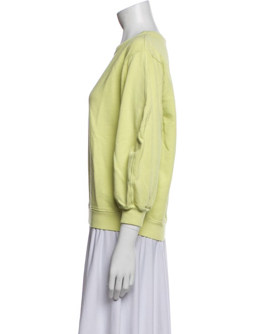 AGOLDE Crew Neck Three-Quarter Sleeve Sweatshirt