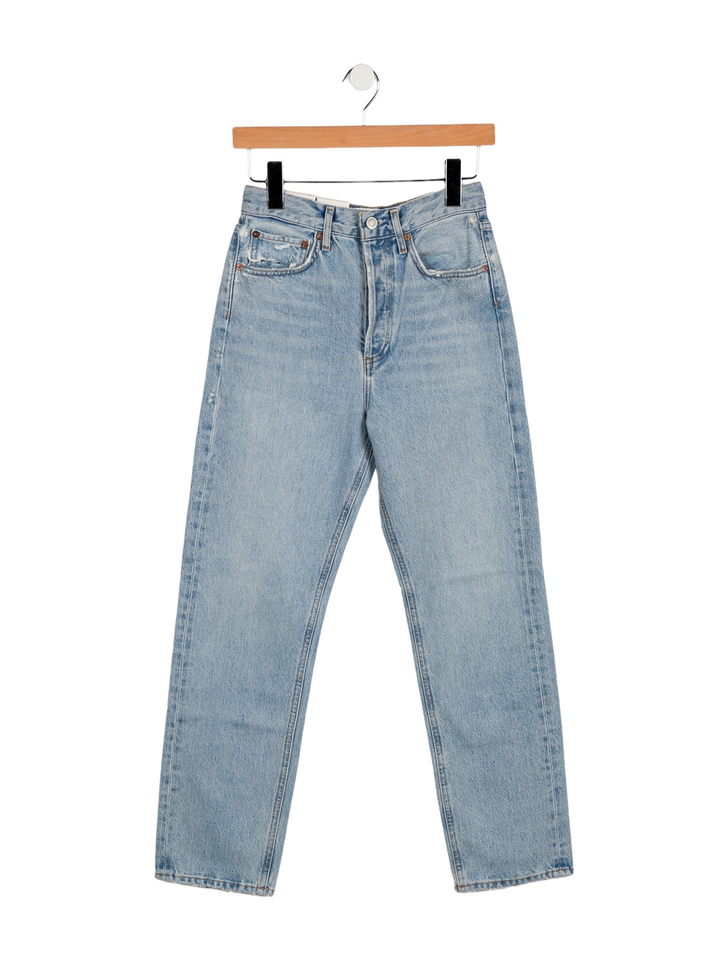 AGOLDE High-Rise Straight Leg Jeans