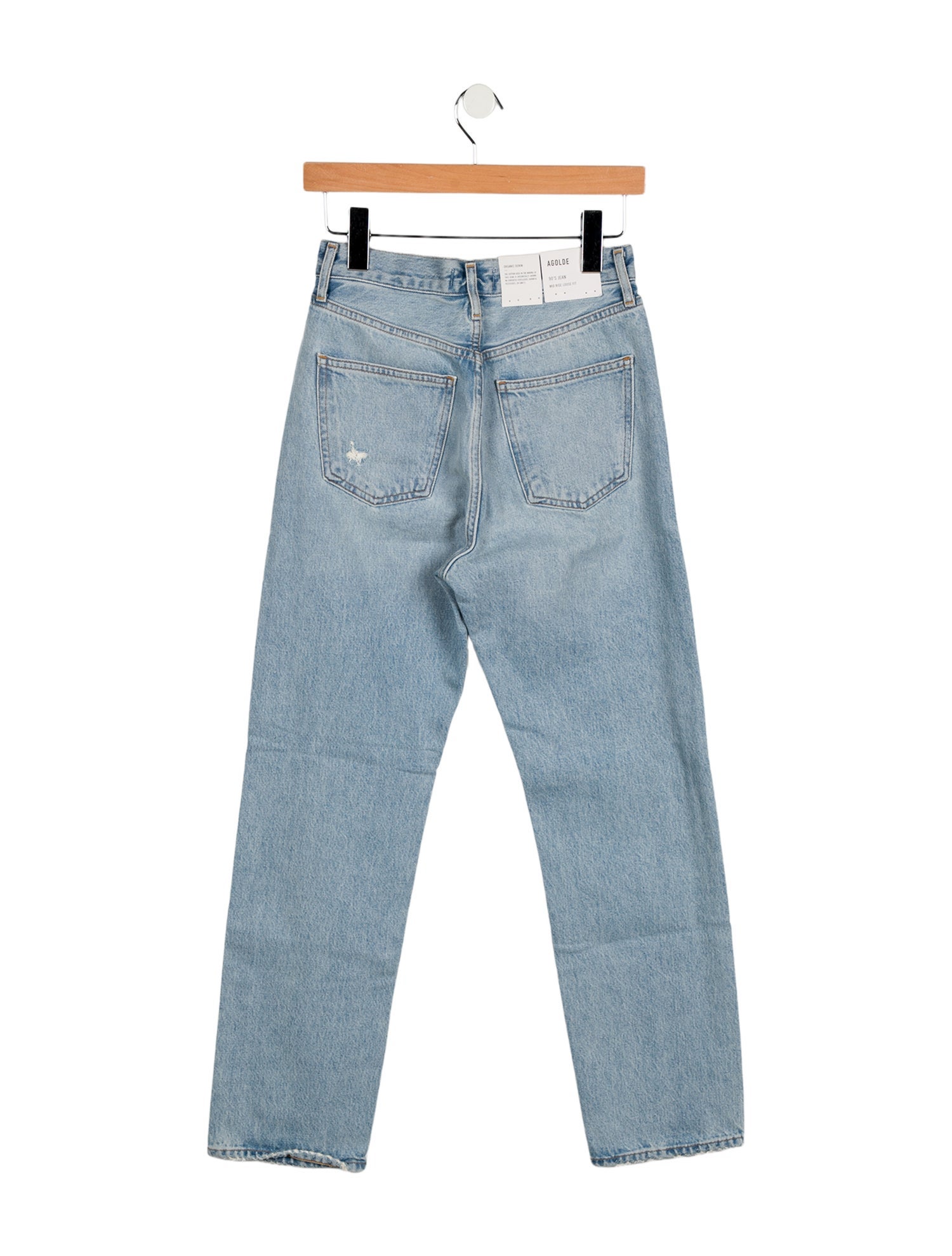 AGOLDE High-Rise Straight Leg Jeans