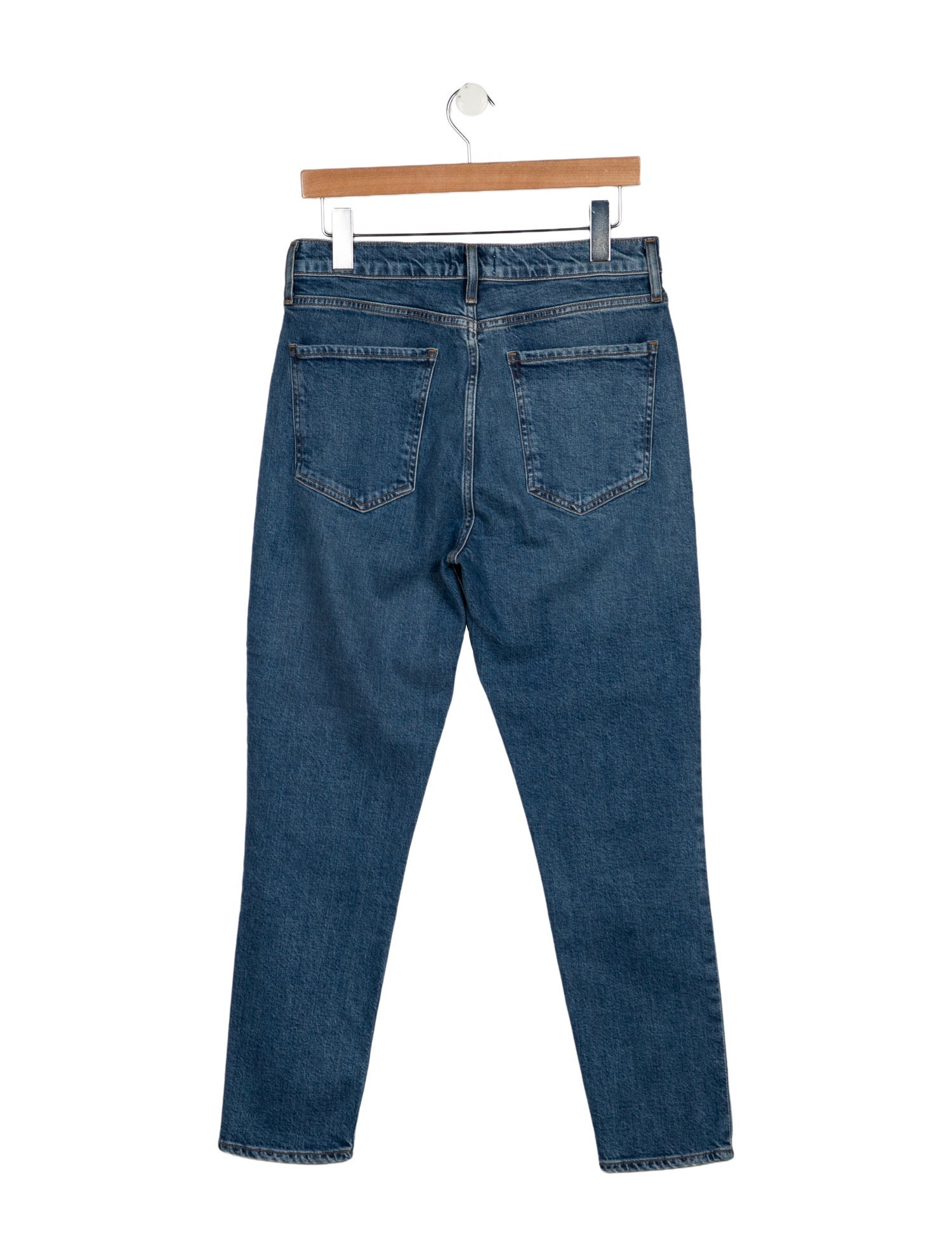 AGOLDE Mid-Rise Skinny Leg Jeans