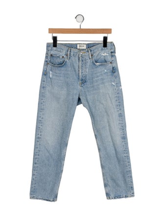 AGOLDE Mid-Rise Straight Leg Jeans