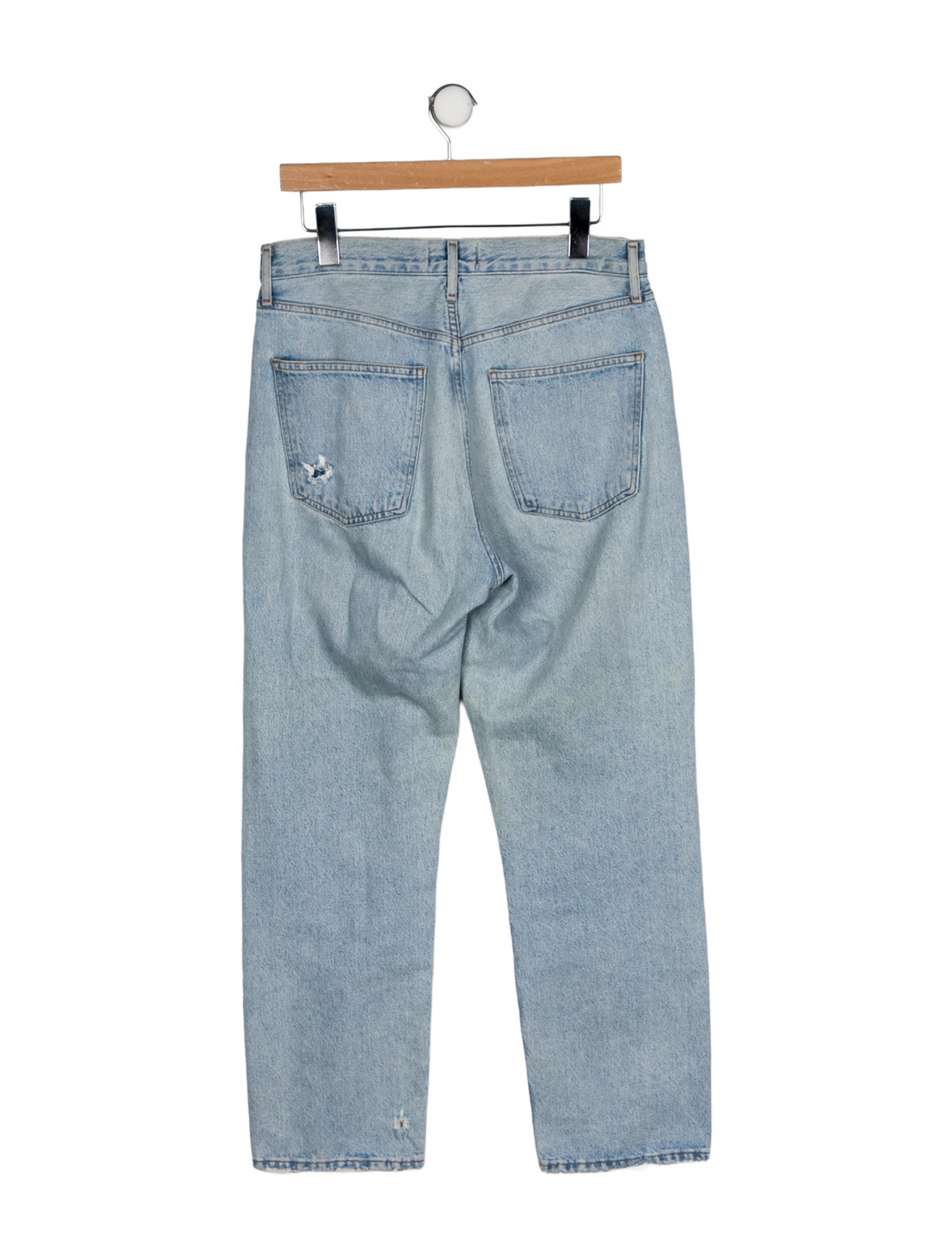 AGOLDE High-Rise Straight Leg Jeans