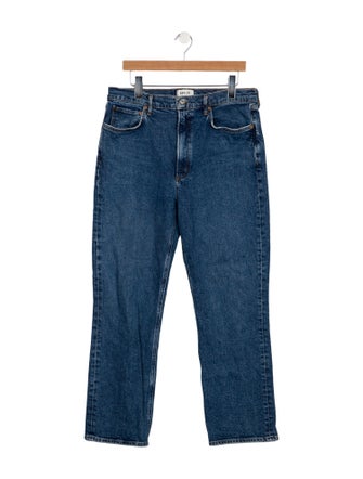 AGOLDE high rise stovepipe Wide Leg Jeans