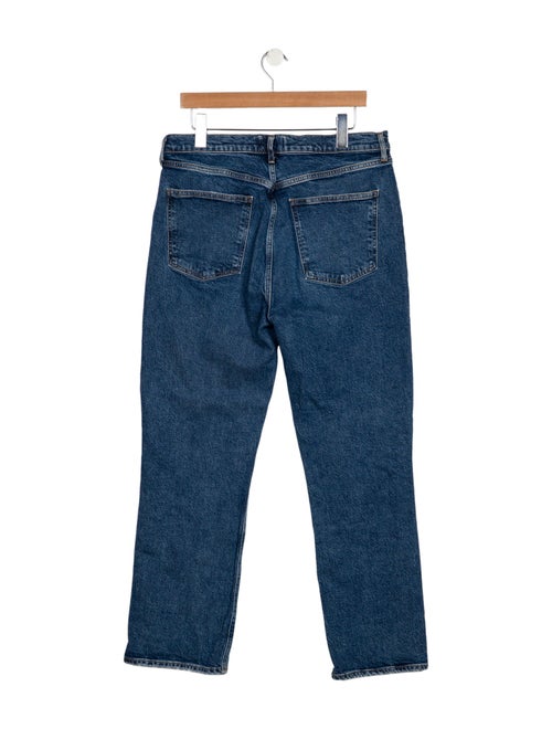 AGOLDE high rise stovepipe Wide Leg Jeans