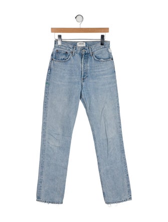 AGOLDE Mid-Rise Straight Leg Jeans