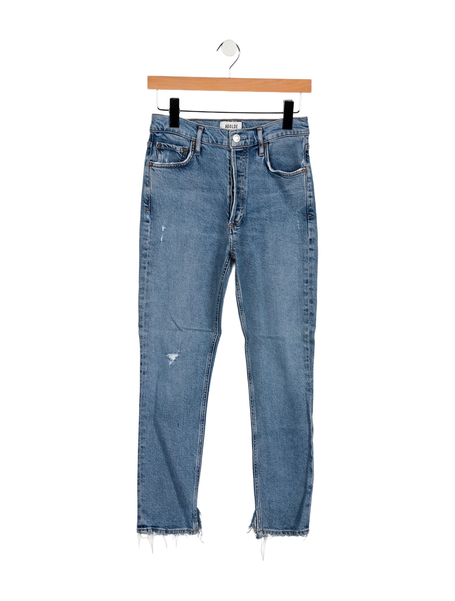AGOLDE Mid-Rise Skinny Leg Jeans