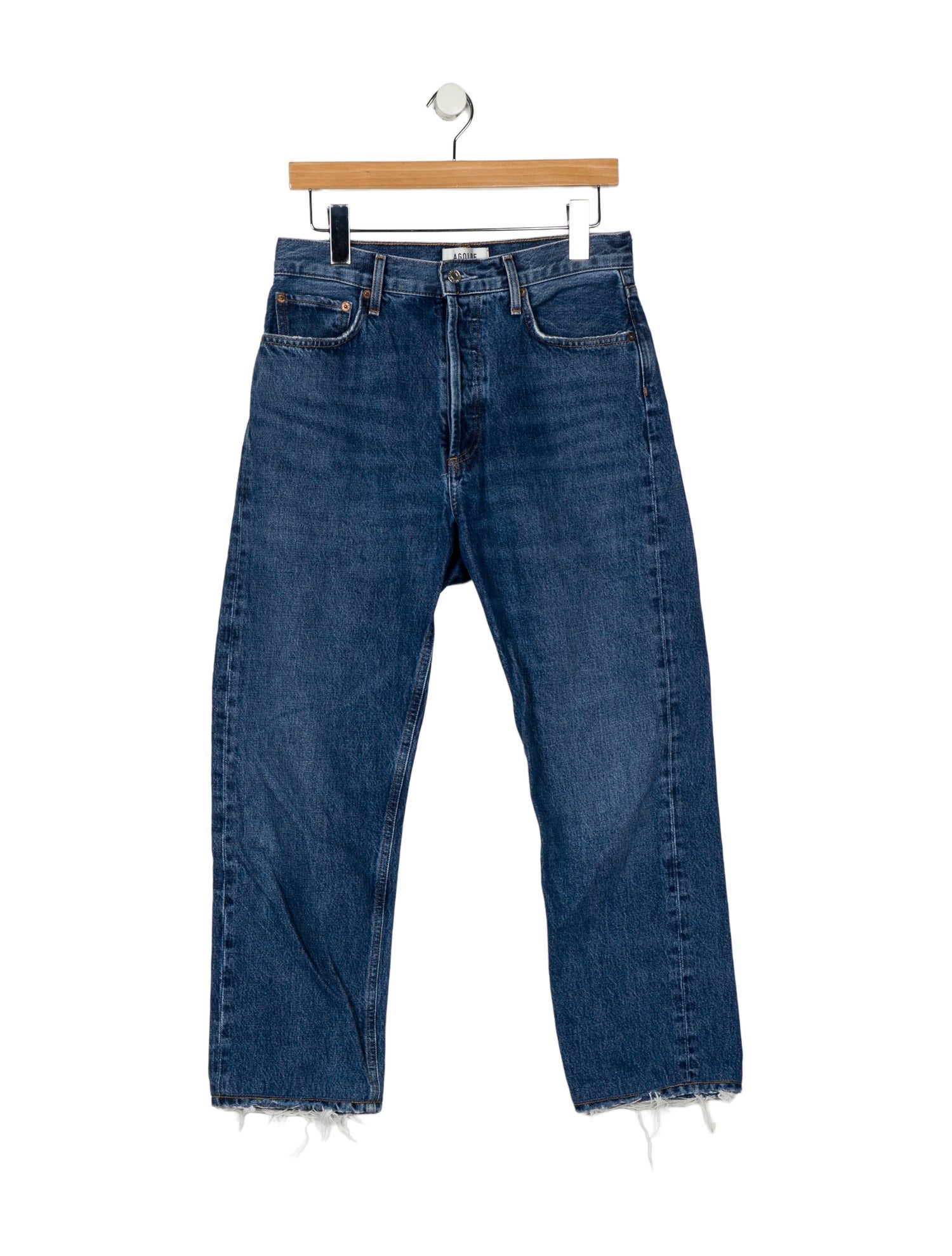 AGOLDE High-Rise Straight Leg Jeans
