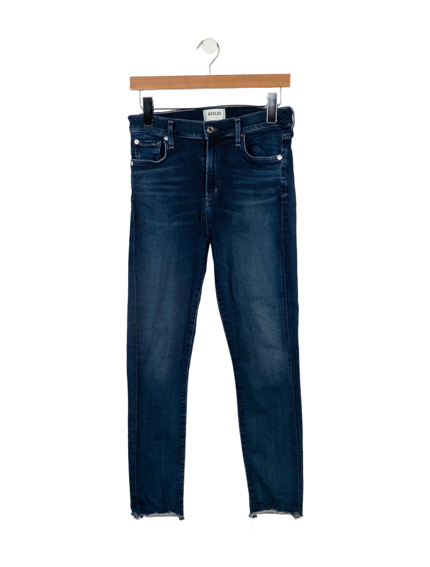AGOLDE Mid-Rise Skinny Leg Jeans