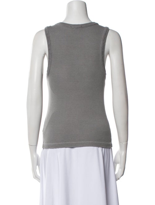 AGOLDE Striped Scoop Neck Top