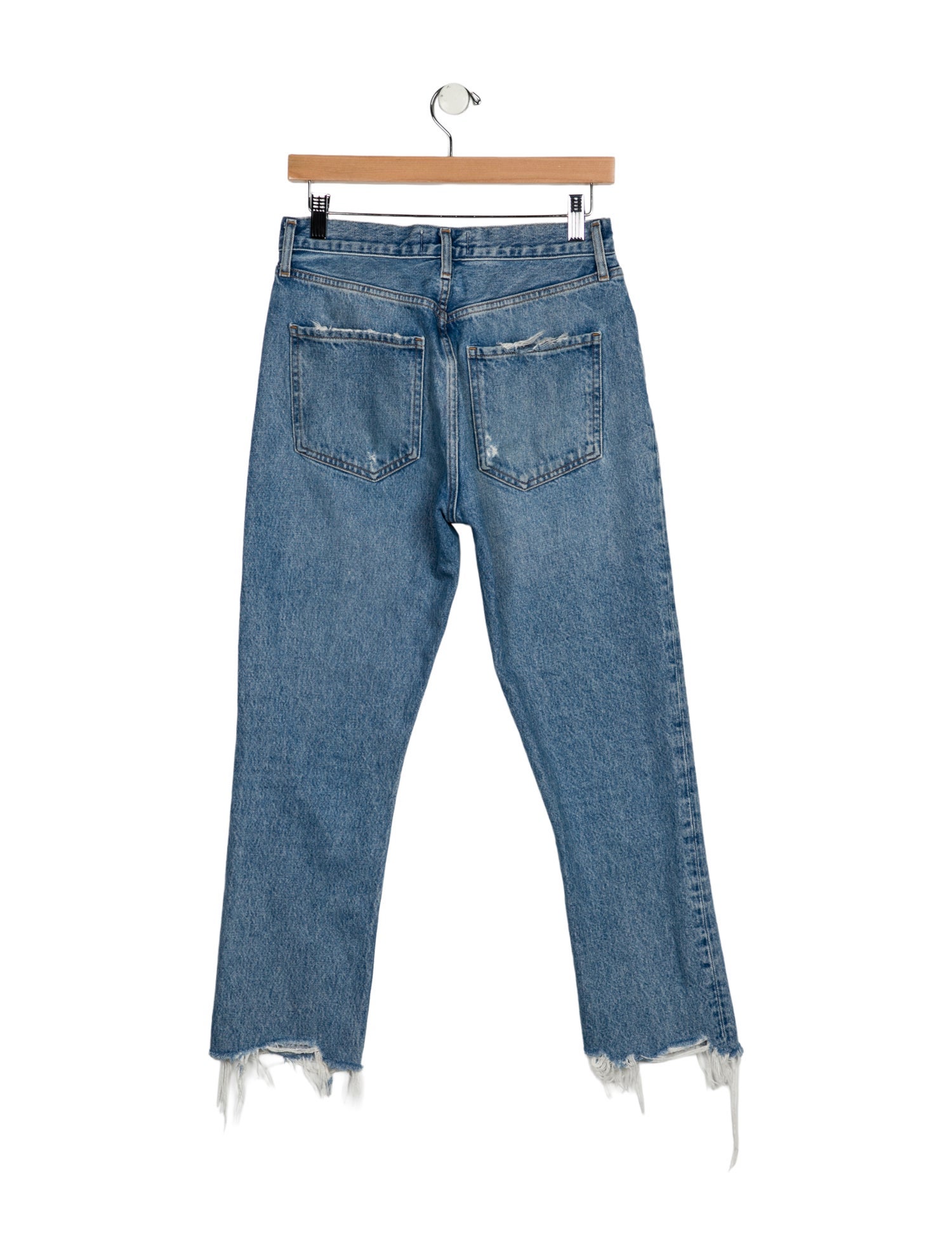 AGOLDE High-Rise Straight Leg Jeans
